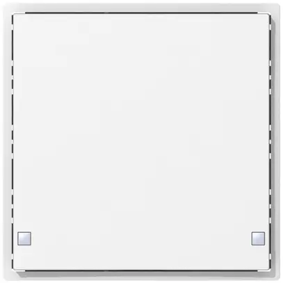 Corona p.sens.pulsante SIDUS KNX Design tipo ZE, 1/2, bianco 