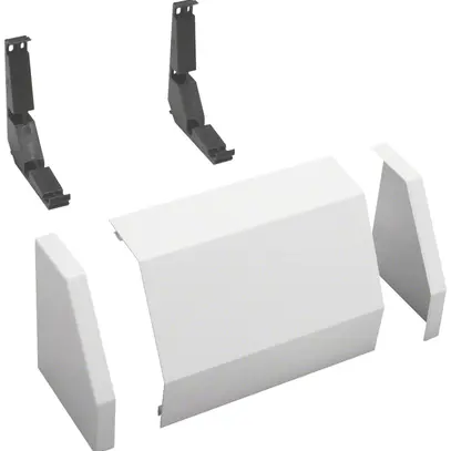 Canale di smistamento Hager, 1-fila, 300×176×135mm senza alogeno 
