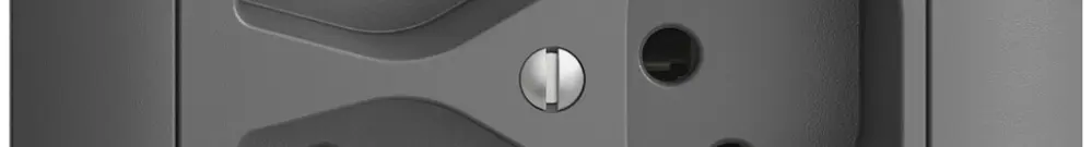 Prise INC EDIZIOdue 3×T13 gris foncé 1×S 