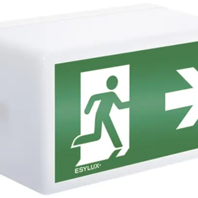 Lampada di emergenza ESYLUX SLB LED, 20×LED, 250×150×135mm 