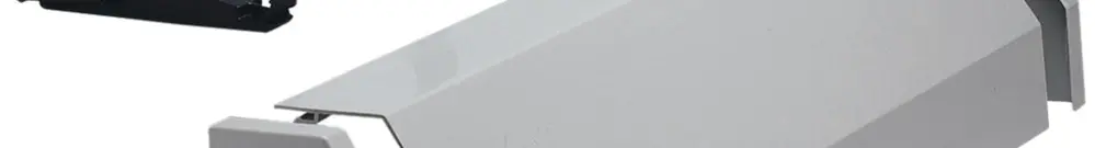 Canale di smistamento Hager univers 1-parte 300mm grigio 