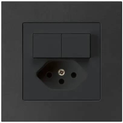 Combinazione INC 2×A-R/1P+T13 nero kallysto.pro 