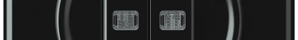 Pulsante luminoso INC origin 2×tasti 2×luminoso 2CO 1P 0<1 10A 230V 92×92mm nero 