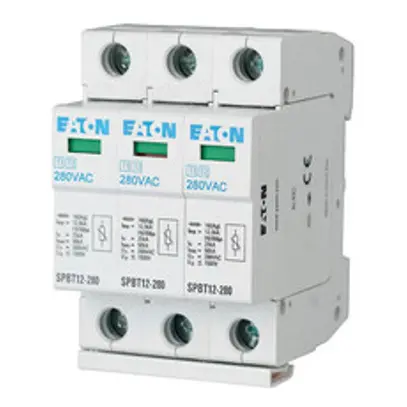 Inserto per scaricatore combinato Eaton SPBT12-280/3 3P 12.5kA 280VAC 3UM 5pz 