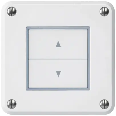 Contact pour stores ENC robusto IP55 blanc avec 2 touches de fonction 