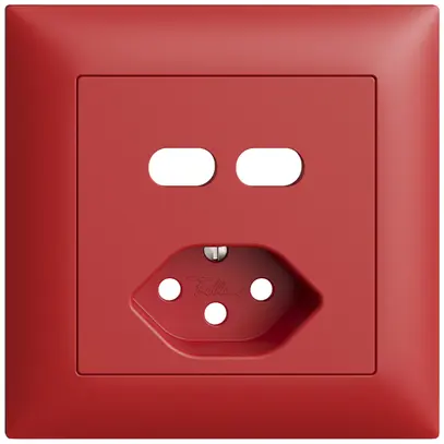 Kit di montaggio INC Feller EDIZIOdue per presa USB 2×tipo C + tipo 13 berry 