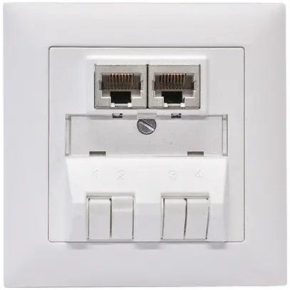 Boîte de raccordement ENC FTTH hybride 2×coupleur SM LCD/APC 