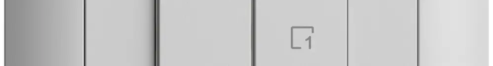 Station secondaire ENC 1K/2T pour interrupteur scène Edue Wiser gris clair 