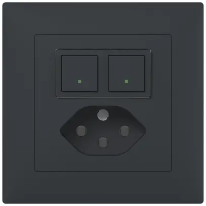 Combinaison ENC ABB Sidus B capteur/actionn.free@home anthracite 