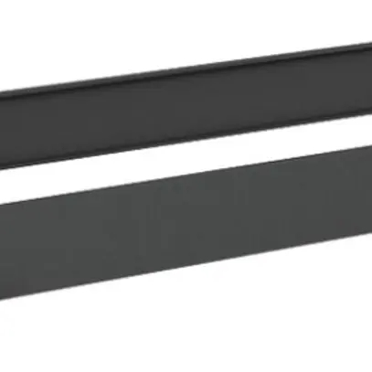 Socle Hager univers 100×1550×400mm pour armoire FR noir RAL 9005 
