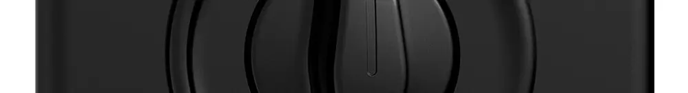 Kit front. STANDARDdue Auf->I<-Ab 90×90mm nero per interr.rot. 