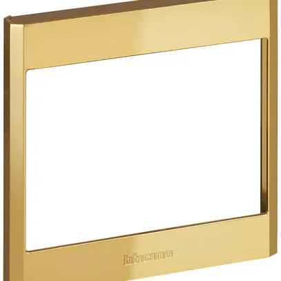 Telaio di copertura LINEA 5000 1×1 verticale 41×41mm oro 