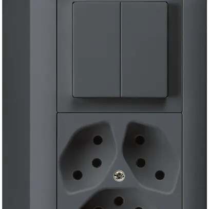 Combinazione AP I-I 1/1L+3×T13 antracite kallysto 