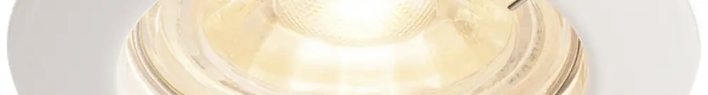 Plafonnier INC SLV PIKA QPAR51, GU10 rigide IP20 blanc 