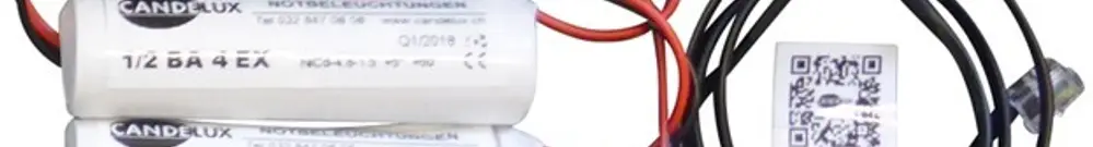Notlicht-Umbau-Set für CPL 7…18W, q4, eckig, Befestigung seitlich 