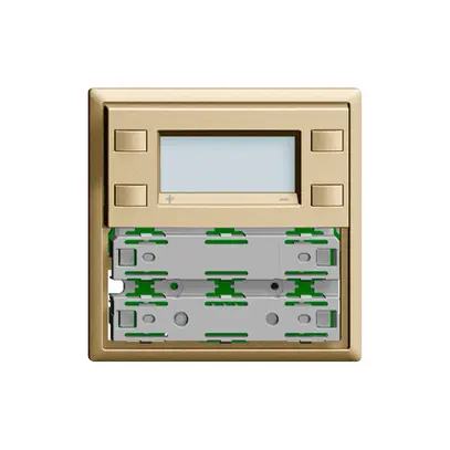 Plaque frontale RTH KNX 1…4×EDIZIOdue sand, avec LED RGB 