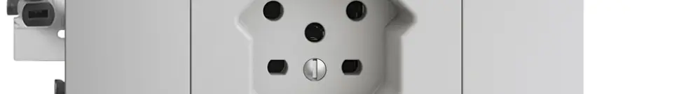 Presa INS EDIZIOdue T15 grigio chiaro, 45…69mm 