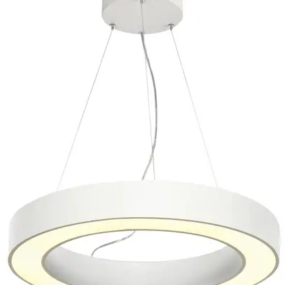 Luminaire suspendu LED SLV MEDO RING 60 DALI 34W 2095lm 3000K Ø600×80mm blanc 