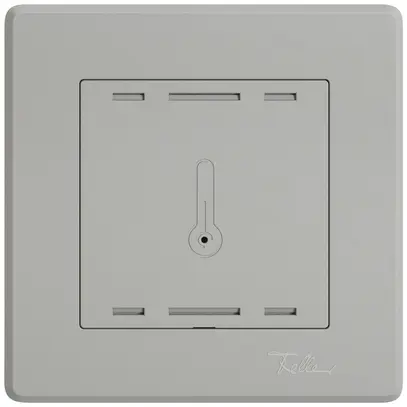 Sensore temperatura ambiente INC EDIZIO.liv Wiser SNAPFIX® K+ 230V 96×96mm grc 