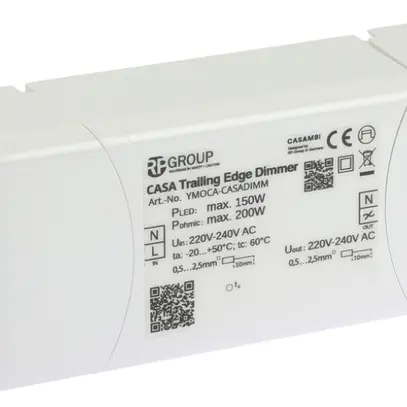 Appareil commande LED YMOCA-CASADIMM, Casambi TRIAC-Dimmer 200W/230VAC 