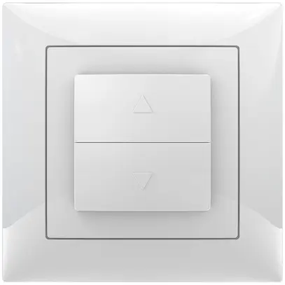 Contatto per tapparelle INC Sidus, 1-canale, tipo B, bianco lucida 