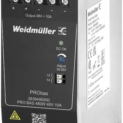 Alimentazione a commutazione Weidmüller Connect Power PRO BAS 480W 48V 10A 