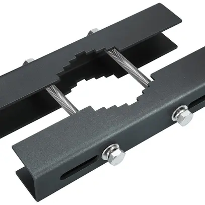 Support de fixation pour mât Sylvania Kalani aluminium 290×51×57mm anthracite 