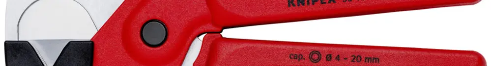 Rohrschneider KNIPEX für Mehrschicht- und Pneumatikschläuche 185mm, Ø4…20mm 