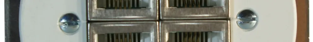 Scatola di raccordo INS JK 4×RJ45 separato, bianco 