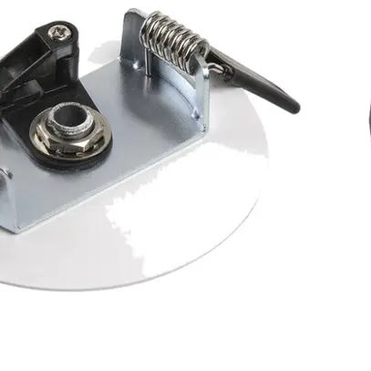Rosace de plafond INC SLV FITU adaptateur de raccordem.luminaire Ø85×33mm blanc 