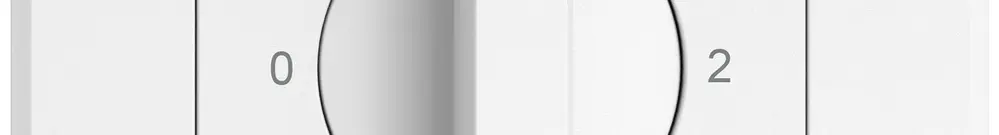 Interruttore rotativo INC EDIZIO.liv SNAPFIX® manopola commut.multiplo 5/2L bi 