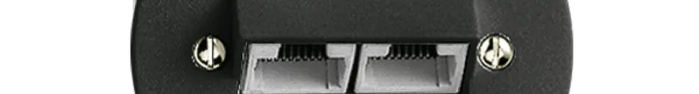 Prise ENC 2×RJ45/u 8P sép.no, ITplus P 58mm 
