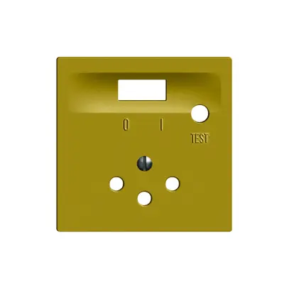 Plaque frontale EDIZIOdue olive pour prise FI T12 