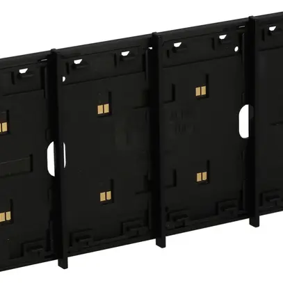 Quadro BUS Living Now MyHOME 3+1 moduli montaggio su presa 3 moduli nero 