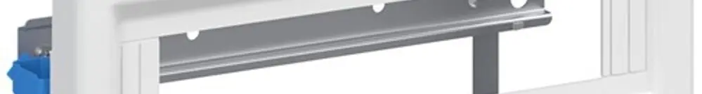 Ausbauset ABB für UK636 mit Abdeckung, Geräteträger und N/PE Quick Steckklemmen 