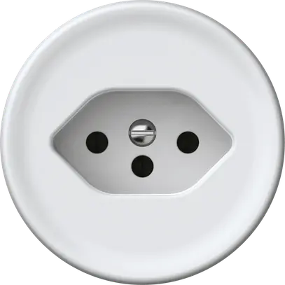 Presa origin 1×tipo 13 10A 230V 60×60mm bianco 