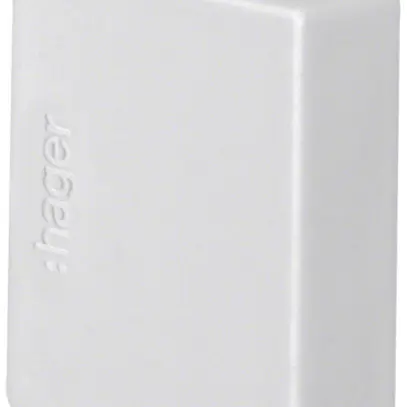 Embout de fermeture Hager tehalit.LF/LFH 20×20mm gris IP30 