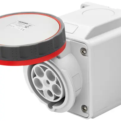Prise CEE AP Gewiss 309 HP 5P 63A 400V ro 6h IP67 à vis 
