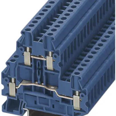Morsetto a 2 piani 0.14…6mm² blu AWG26…10 