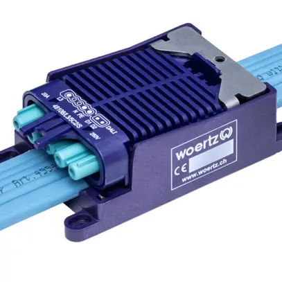 Scatola di raccordo rapida Woertz per cavo piatto DALI 5×2.5+2×1.5mm² 5P C2 L3 