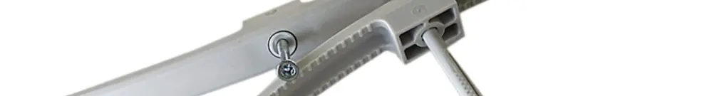 Étrier porte-câble KKB16 avec clou gris 