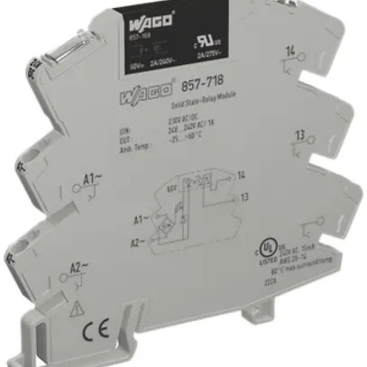 Zoccolo ad innesto JUMPFLEX WAGO con solid-state-relè 230VUC 