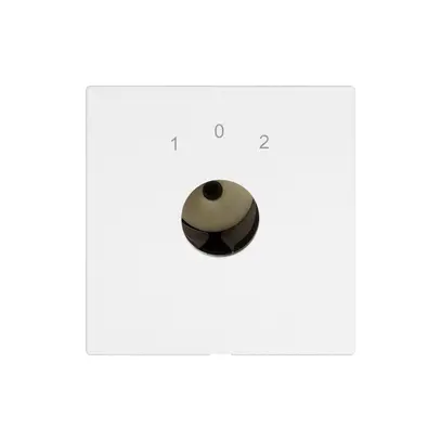 Schlüsselschalter EDIZIO.liv f.KABA 1514 m.2×Rückz.getr.Kont.1P 1-0-2 T=67mm ws 