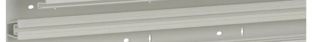 Brüstungskanal tehalit BR 85×170mm, Oberteil 80mm, verkehrsweiss 