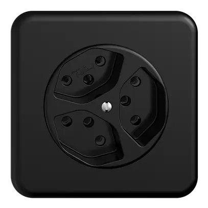 Presa INC STANDARDdue 3×T13 nero 