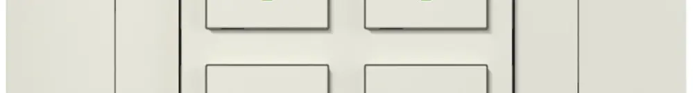 Kit frontal ENC ABB SIDUS blanc pour senseur 2×free@home 