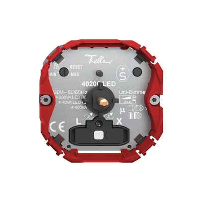 Regolatore Feller SNAPFIX® uni.lum.bi p.LED 4…400W/4…400VA/4…200W/VA 