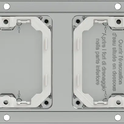 Intestazione AP ELEMENT 1×2 alluminio 