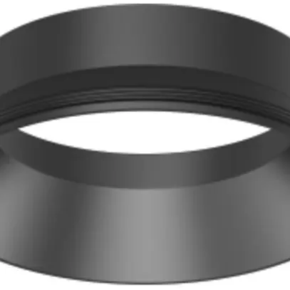 Anneau décoratif DOTLUX pour luminaire LED SLIMvario, Ø78×24mm, aluminium, noir 