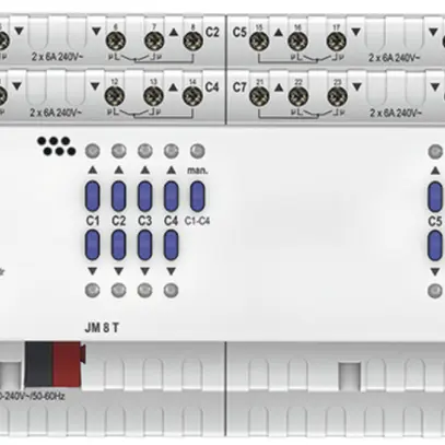 REG-Jalousieaktor Theben JM 8 T KNX 8-fach, 100…240V 